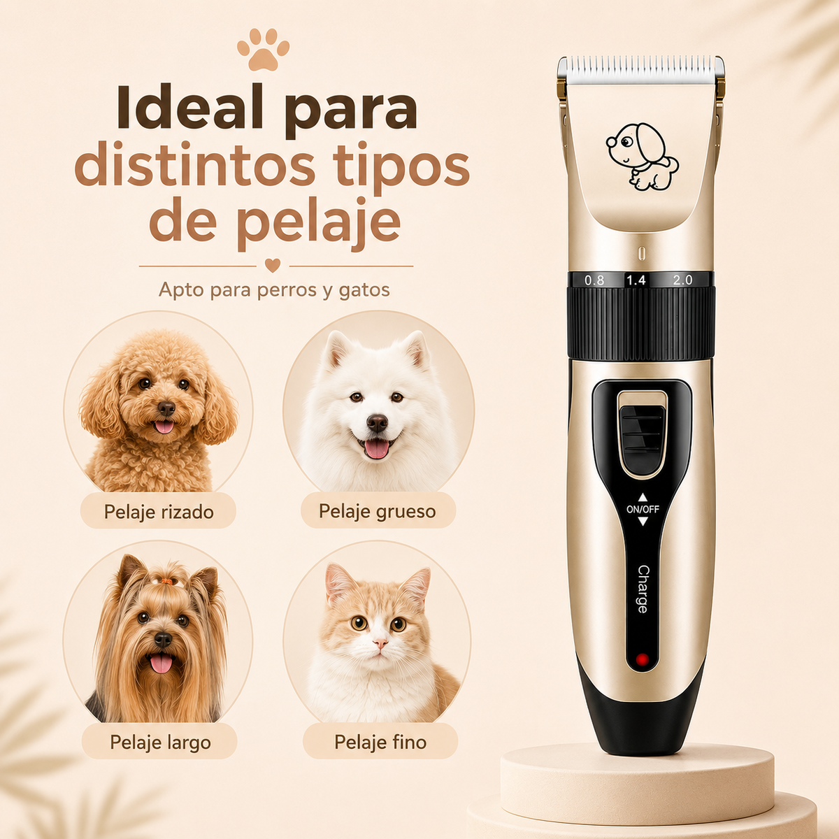 MIMUNO Grooming Pro™ – Cortadora de Pelo y Kit de Grooming para Mascotas