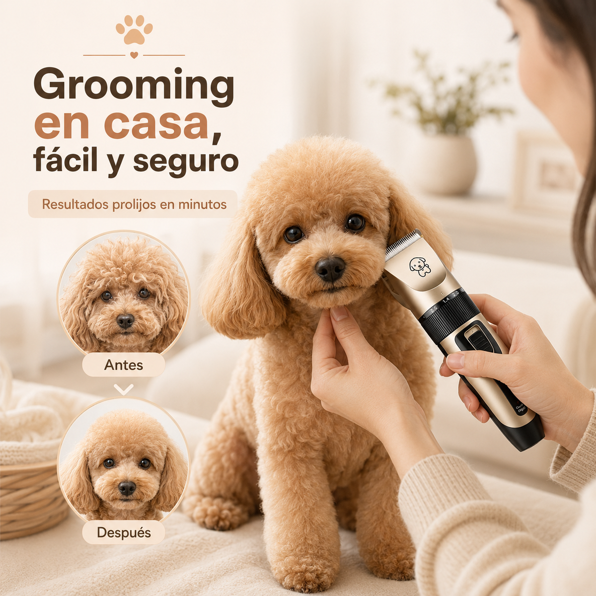 MIMUNO Grooming Pro™ – Cortadora de Pelo y Kit de Grooming para Mascotas